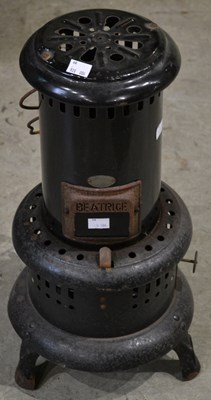 Lot 458 - A 20th century Beatrice Kerosene heater in...