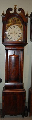 Lot 772 - A 19th century mahogany longcase clock, D....
