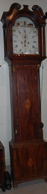 Lot 773 - A George III mahogany and boxwood lined...