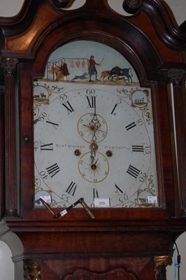 Lot 773 - A George III mahogany and boxwood lined...
