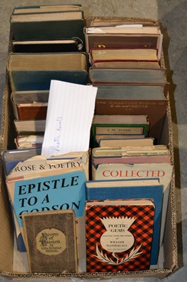 Lot 484 - A box of assorted poetic novels, to include...