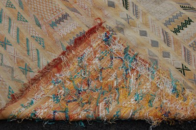 Lot 803 - A vintage hand-woven wall hanging, the...
