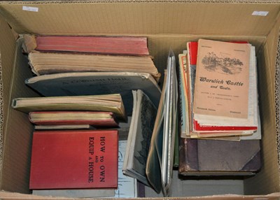 Lot 493 - A box of assorted novels and sheet music, to...