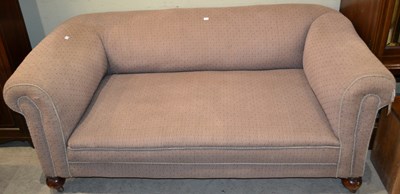 Lot 641 - An early 20th century two-seater couch, with...