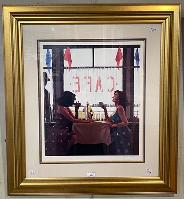 Lot 525 - After Jack Vettriano Cafe days Limited edition...