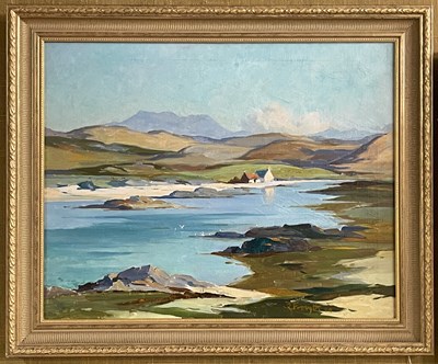Lot 535 - R. Forsyth (20th century) 
A bay on the west...