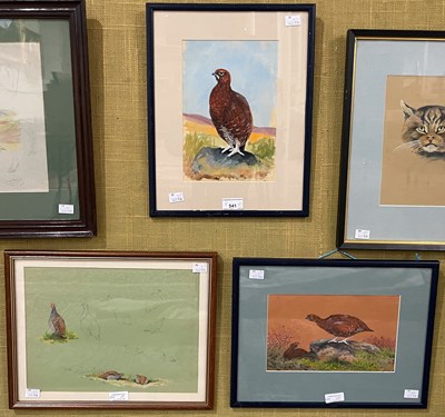 Lot 541 - C. Stanley Todd (1923-2004) 
Three grouse and...