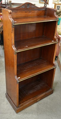 Lot 723 - An early 20th century rosewood waterfall...