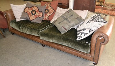 Lot 734 - A contemporary Tetrad Chesterfield style...