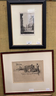 Lot 557 - Sir David Young Cameron RA (1865-1945)...