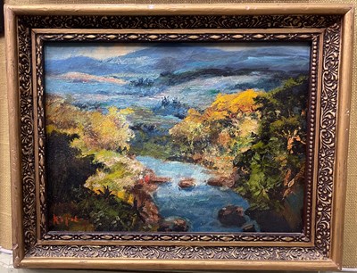 Lot 563 - Fauve School (20th century) 
Figures in a...