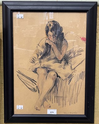 Lot 575 - W. B. (late 19th/ early 20th century) Study of...