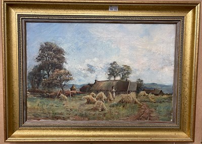 Lot 577 - Jane E. Spindler (1856-1939) 
Summer landscape...