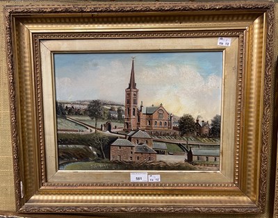 Lot 581 - J. Geddes (19th century) 
Alyth Parish Church...