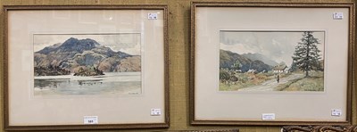 Lot 585 - After Robert Houston  
Figure walking on a...