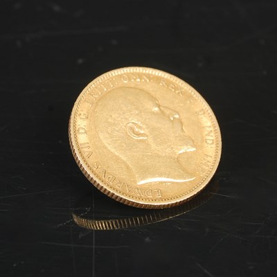 Lot 148A - An Edward VII gold sovereign, dated 1905.