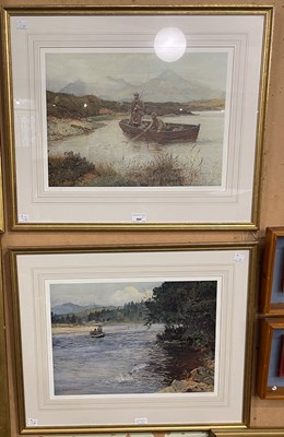 Lot 590 - After Ernest Briggs  
Bringing in the catch,...