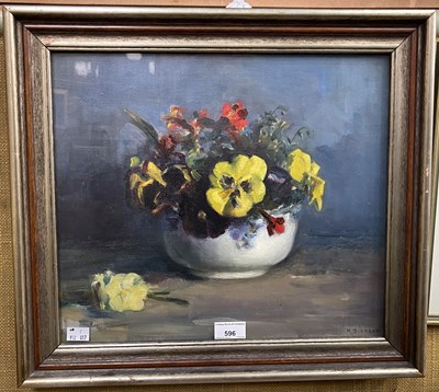 Lot 596 - M. Dickson (early 20th century) Still life,...