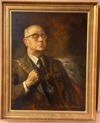 Lot 609 - Alan Sutherland (20th century) Half-length...