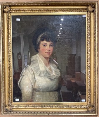 Lot 615 - 19th century British School Half-length...