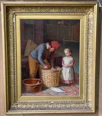 Lot 621 - James Kyd (active 1855-1875) 
Fisherman and...