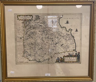 Lot 518 - Blaeu & Timothy Pont, Mercia, Vulgo...