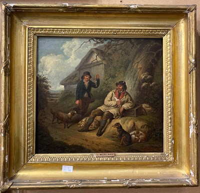 Lot 568 - Manner of George Morland (18th/ 19th century...