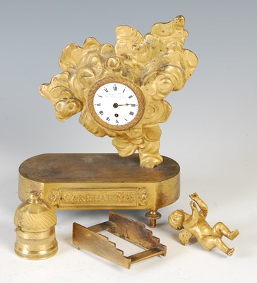 Lot 220 - An early 19th century French ormolu miniature...