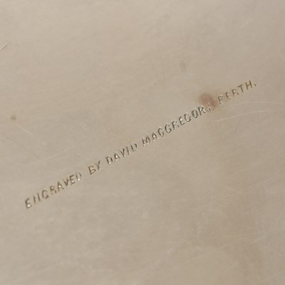 Lot 131 - A Victorian silver twin handled presentation...