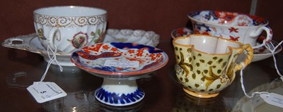 Lot 5 - A Dresden porcelain hand-painted cup and...