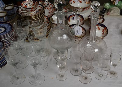 Lot 731 - A quantity of glassware to include a pitcher...