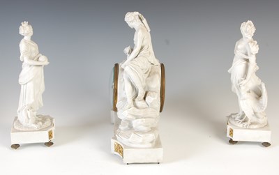 Lot 221 - A 19th century gilt metal mounted Sevres...