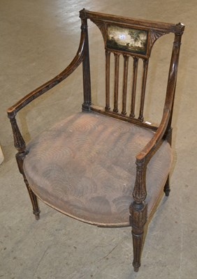 Lot 1097 - A 19th century George III period, the back...