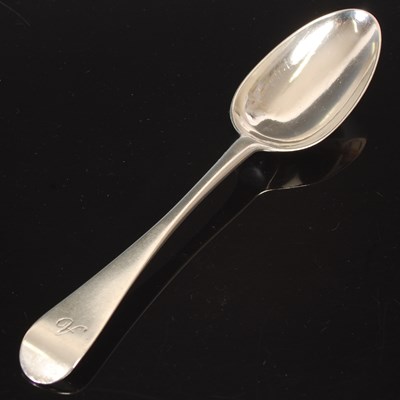 Lot 44 - A Scottish provincial silver tablespoon,...