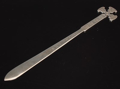 Lot 118 - A Scottish provincial silver letter opener, by...