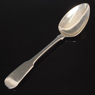 Lot 36 - A Scottish provincial silver tablespoon, by...