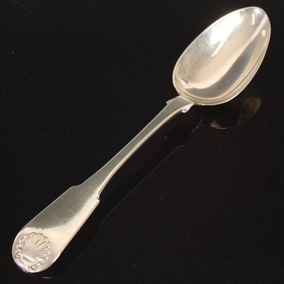 Lot 46 - A Scottish provincial silver tablespoon, by...