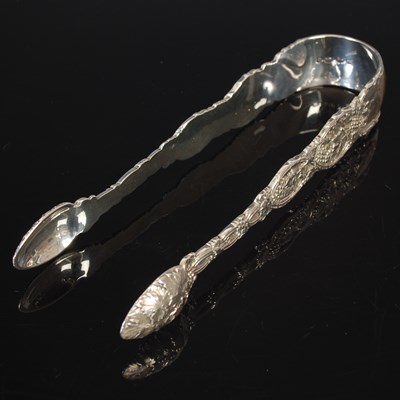 Lot 104 - An unusually large pair of William IV silver...