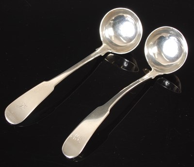 Lot 196 - A Scottish provincial silver toddy ladle, by...