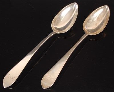 Lot 147 - A Scottish provincial silver tablespoon, by...