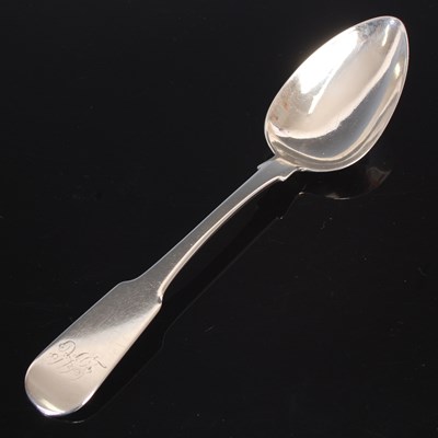 Lot 30 - A Scottish provincial silver tablespoon, by...