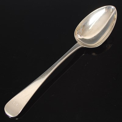 Lot 34 - A Scottish provincial silver tablespoon, by...