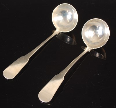 Lot 192 - A pair of Scottish provincial silver toddy...