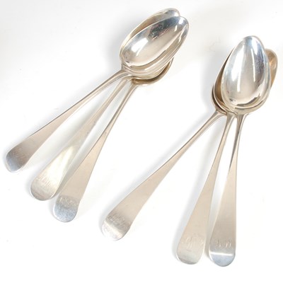 Lot 163 - Six various Scottish provincial silver...