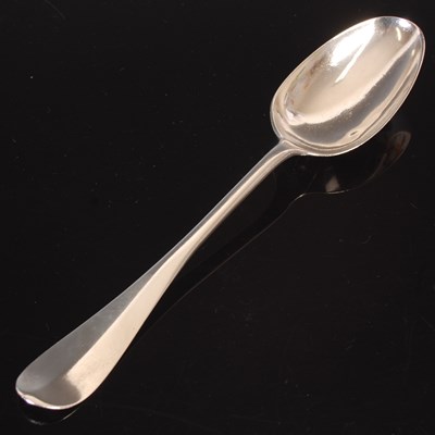 Lot 19 - A George III Scottish silver tablespoon, by...
