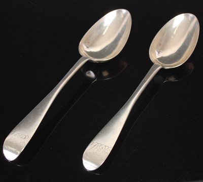 Lot 134 - A pair of Scottish provincial silver...