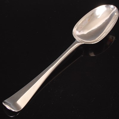 Lot 42 - A George II Irish silver tablespoon, by John...