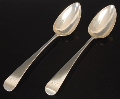 Lot 129 - A pair of Scottish provincial silver...