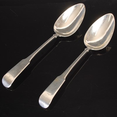 Lot 140 - A pair of Scottish provincial silver...