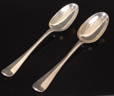 Lot 122 - A pair of George II Scottish silver...